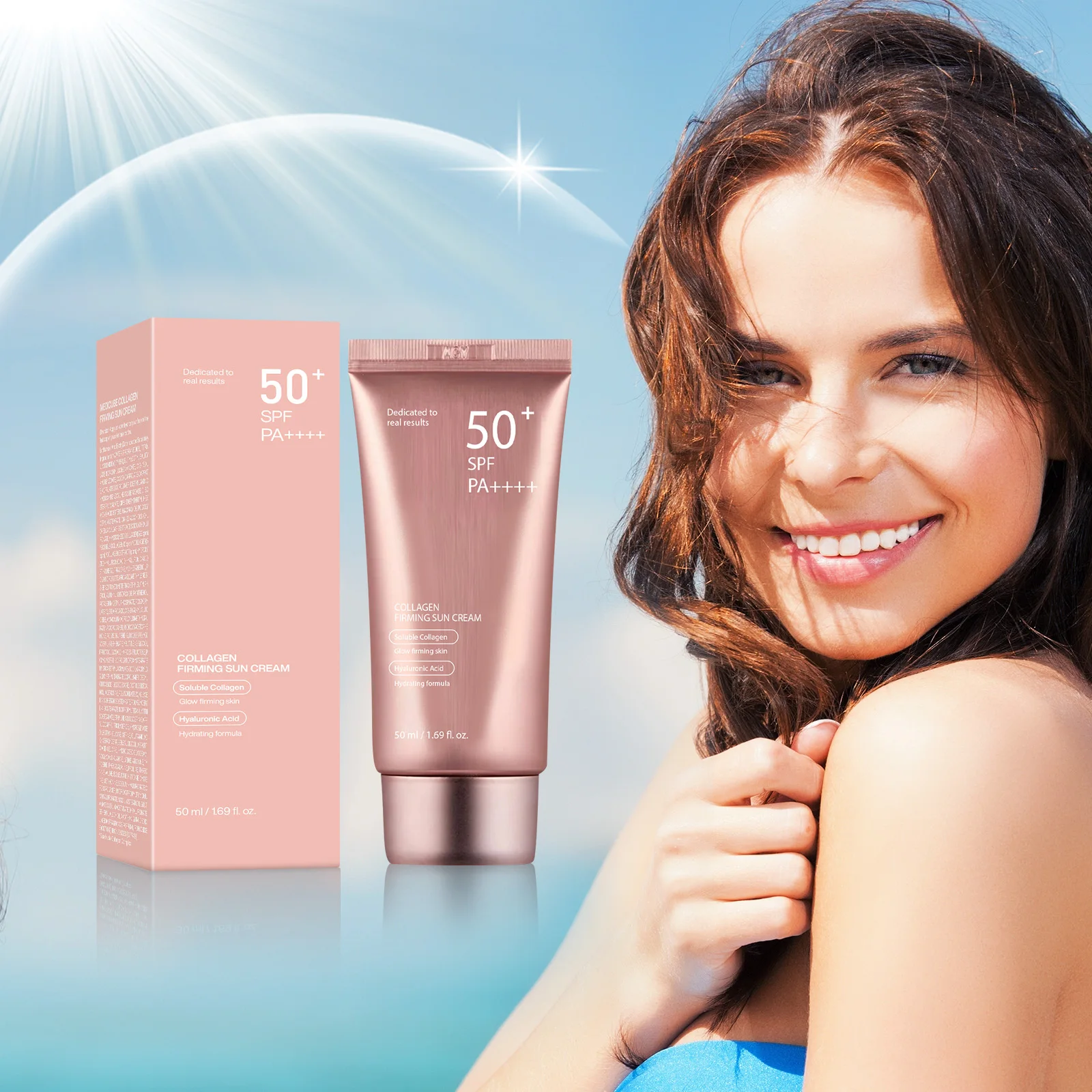 Spf 50 Waterproof Sunscreen - Protetor Solar SPF50 PA+++ Creme Protetor