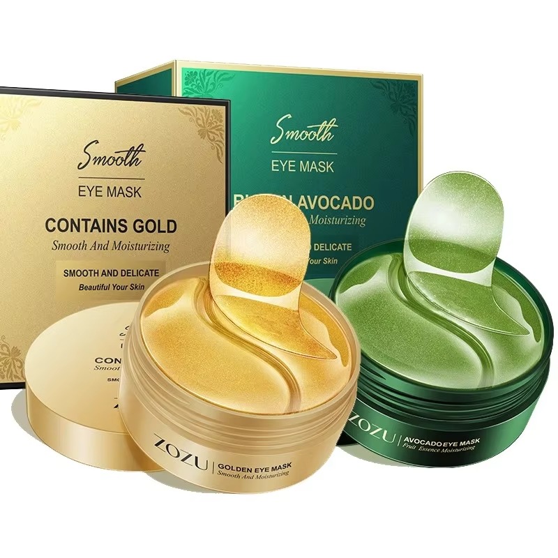 Collagen Under Eye Patches - 60 pçs colágeno dourado abacate hidratante