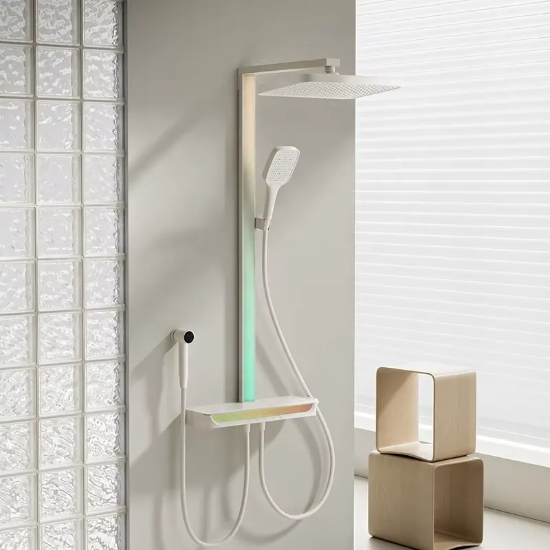 Massage - Conjunto de Chuveiro Digital de Latão