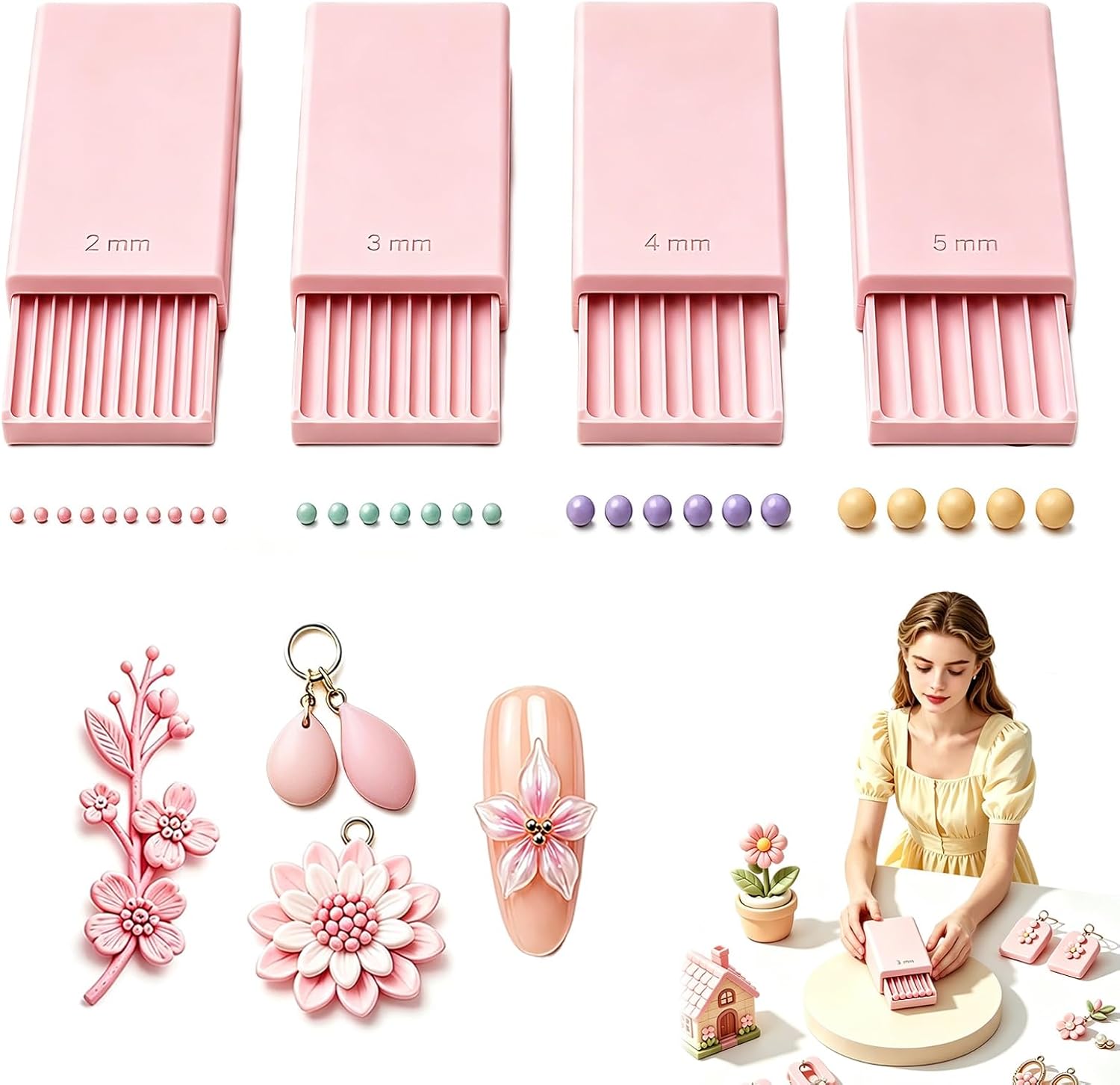 Nail Art - Ferramenta para Fazer Bolas de Gel