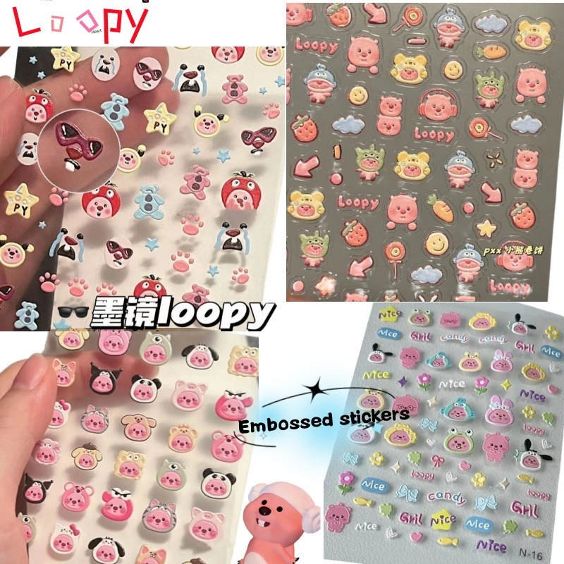 Adesivo 3D em relevo Loopy, ad - Nail Art avaliação e preço