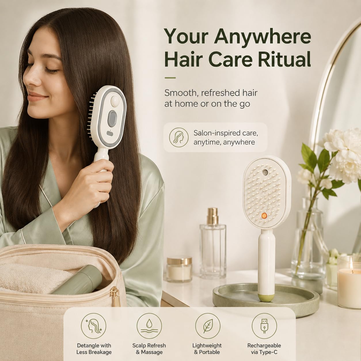 Escova de Massagem Capilar Elé - Massage avaliação e preço