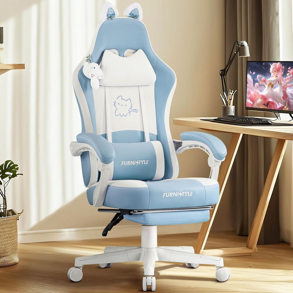 Cadeira de Jogos Ergonômica Az - Massage avaliação e preço
