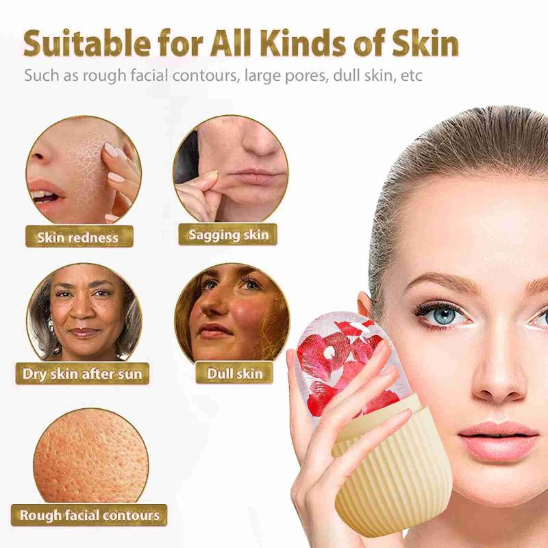 Rolo de gelo para massagem fac - Face Ice Roller Puffiness avaliação e preço